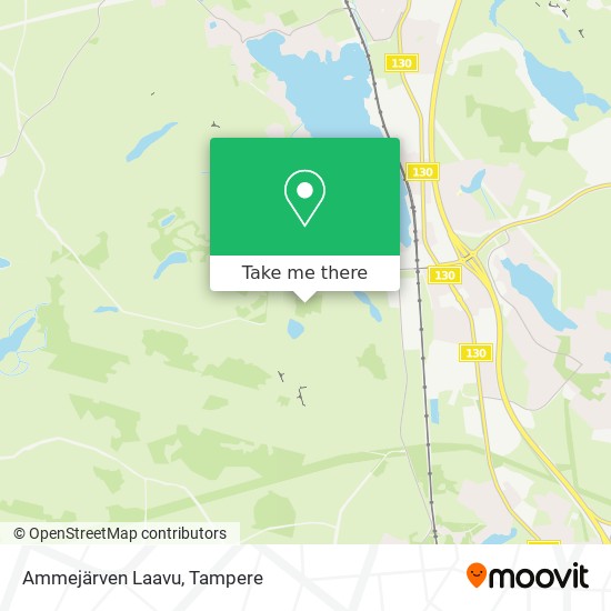 How to get to Ammejärven Laavu in Lempäälä by Bus or Light Rail?