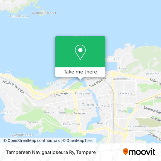 Tampereen Navigaatioseura Ry map