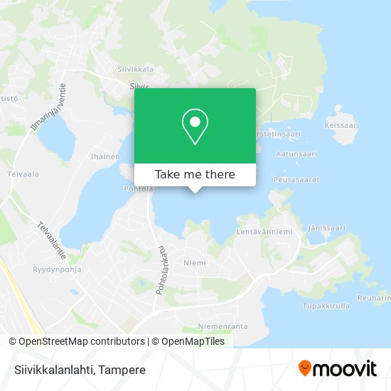 Siivikkalanlahti map