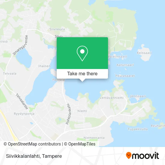 Siivikkalanlahti map