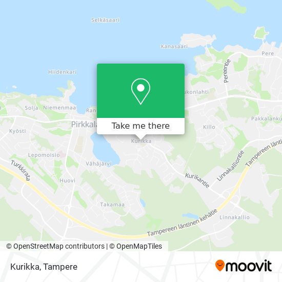 Kurikka map