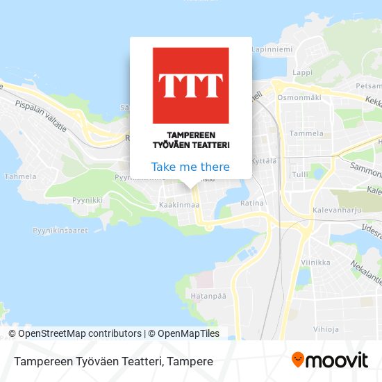 Tampereen Työväen Teatteri map