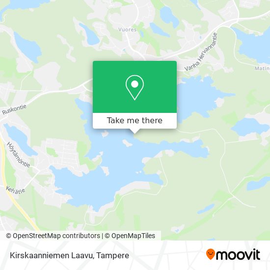 How to get to Kirskaanniemen Laavu in Lempäälä by Bus or Light Rail?