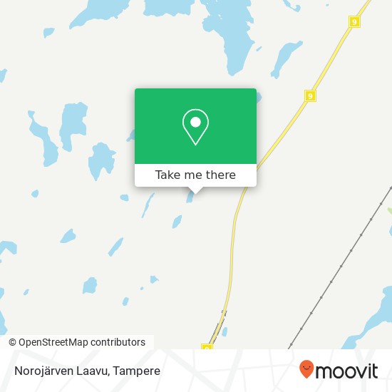 How to get to Norojärven Laavu in Kangasala by Bus?