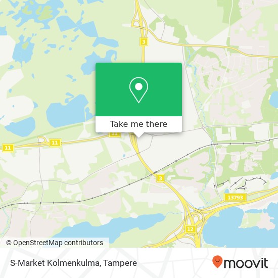 S-Market Kolmenkulma map