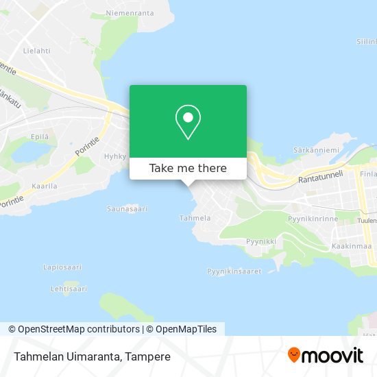 Tahmelan Uimaranta map