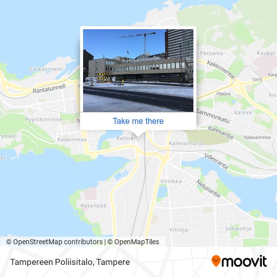 Tampereen Poliisitalo map