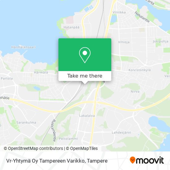 Vr-Yhtymä Oy Tampereen Varikko map