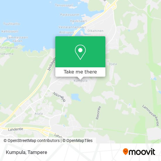 How to get to Kumpula in Tampere by Bus?