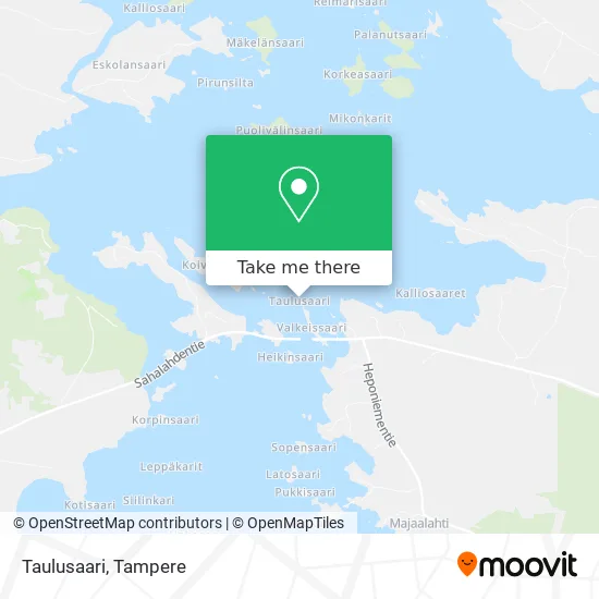 Taulusaari map