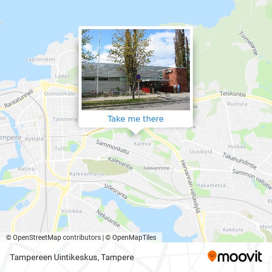 Tampereen Uintikeskus map