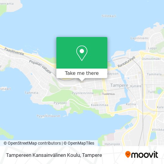 Tampereen Kansainvälinen Koulu map