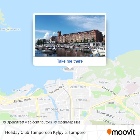 Holiday Club Tampereen Kylpylä map