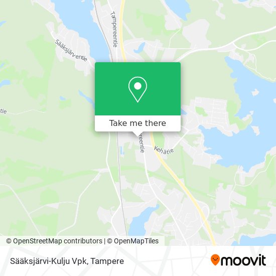 Sääksjärvi-Kulju Vpk map