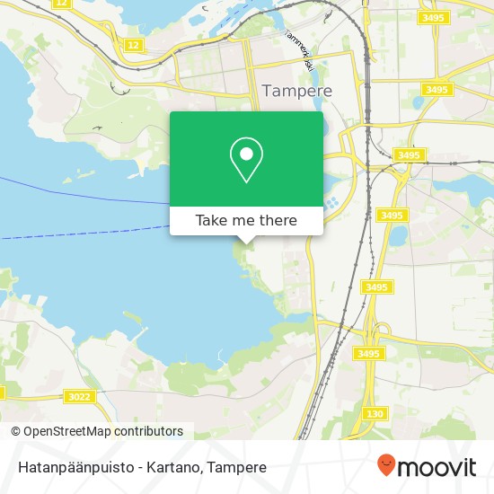 Hatanpäänpuisto - Kartano map