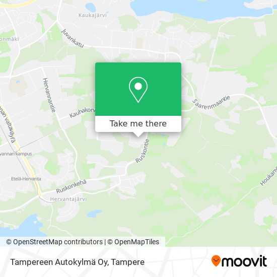 Tampereen Autokylmä Oy map