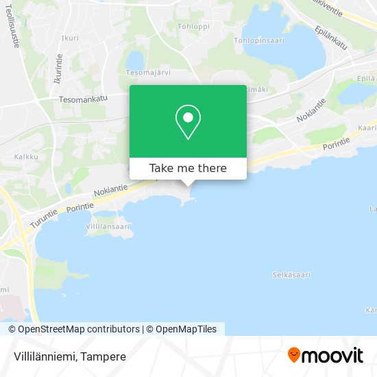 Villilänniemi map