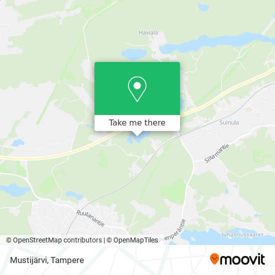 How to get to Mustijärvi in Kangasala by Bus?