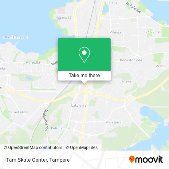 Tam Skate Center map