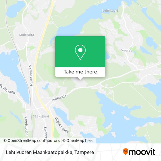 Lehtivuoren Maankaatopaikka map