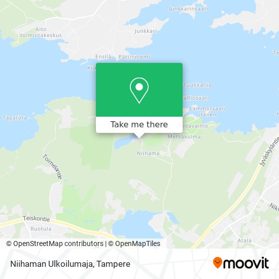 How to get to Niihaman Ulkoilumaja in Tampere by Bus?