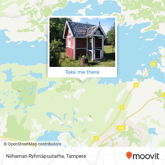 Niihaman Ryhmäpuutarha map