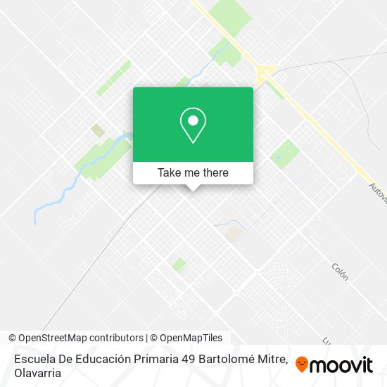 Mapa de Escuela De Educación Primaria 49 Bartolomé Mitre