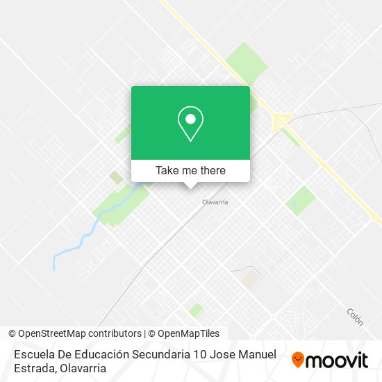 Escuela De Educación Secundaria 10 Jose Manuel Estrada map