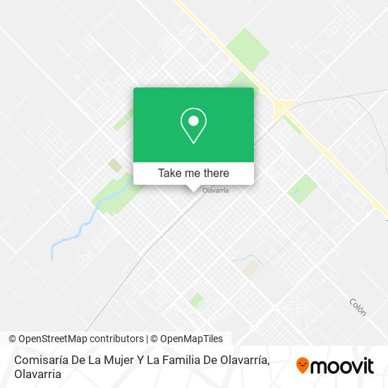 Mapa de Comisaría De La Mujer Y La Familia De Olavarría