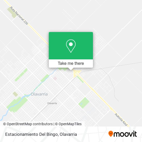 Estacionamiento Del Bingo map