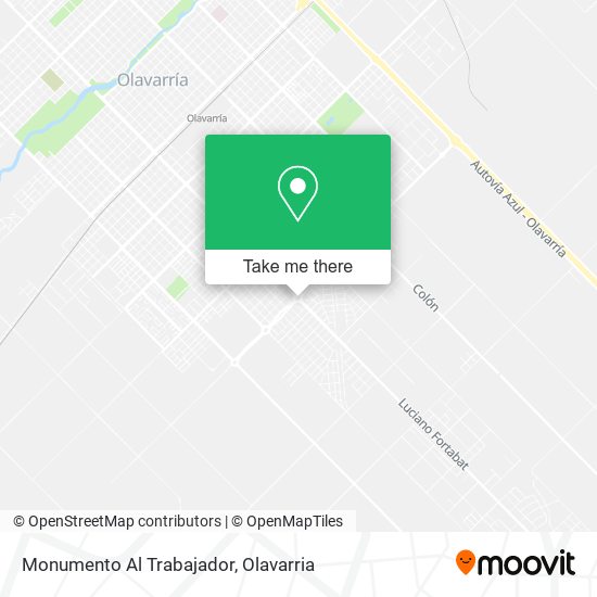 Monumento Al Trabajador map