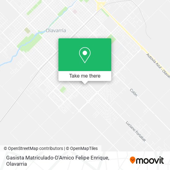 Gasista Matriculado-D'Amico Felipe Enrique map