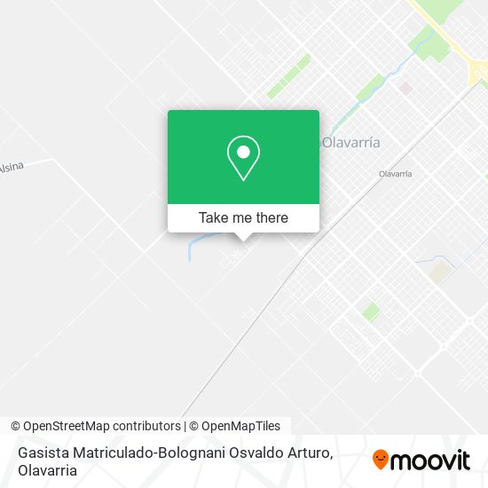 Gasista Matriculado-Bolognani Osvaldo Arturo map