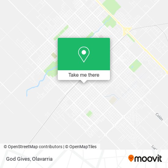 God Gives map