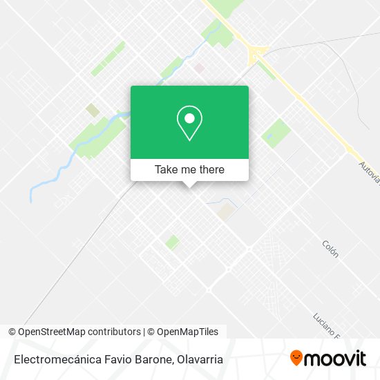Electromecánica Favio Barone map