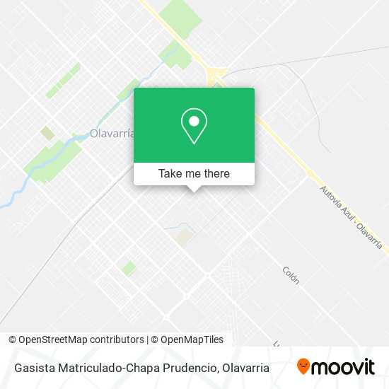 Gasista Matriculado-Chapa Prudencio map