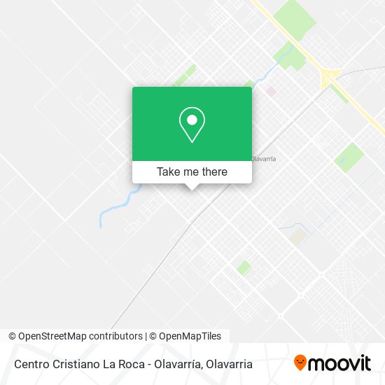 Mapa de Centro Cristiano La Roca - Olavarría