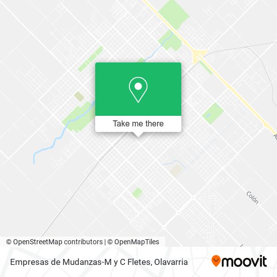 Mapa de Empresas de Mudanzas-M y C Fletes
