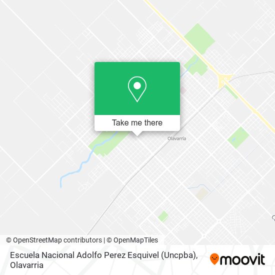 Escuela Nacional Adolfo Perez Esquivel (Uncpba) map