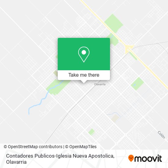 Contadores Publicos-Iglesia Nueva Apostolica map