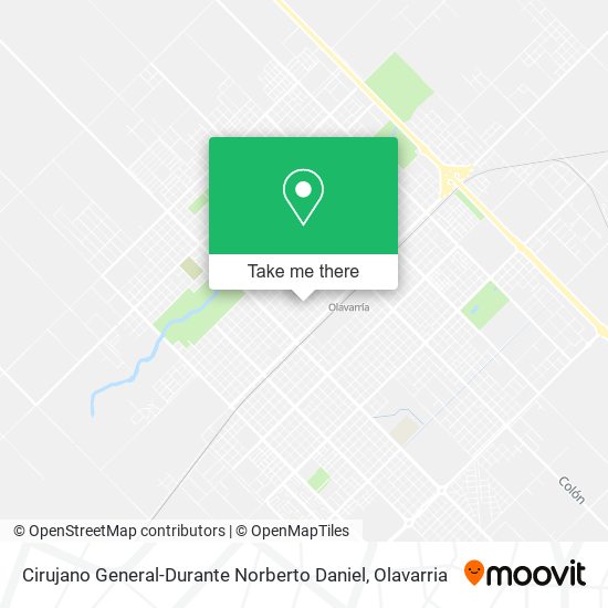 Cirujano General-Durante Norberto Daniel map