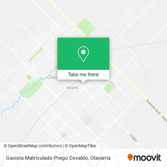 Gasista Matriculado-Prego Osvaldo map