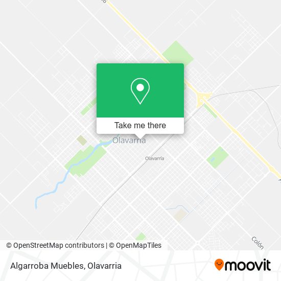 Algarroba Muebles map
