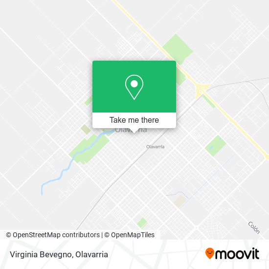 Mapa de Virginia Bevegno