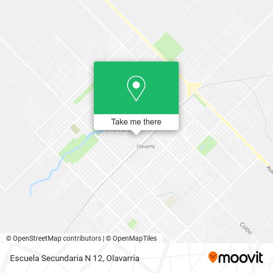 Escuela Secundaria N 12 map