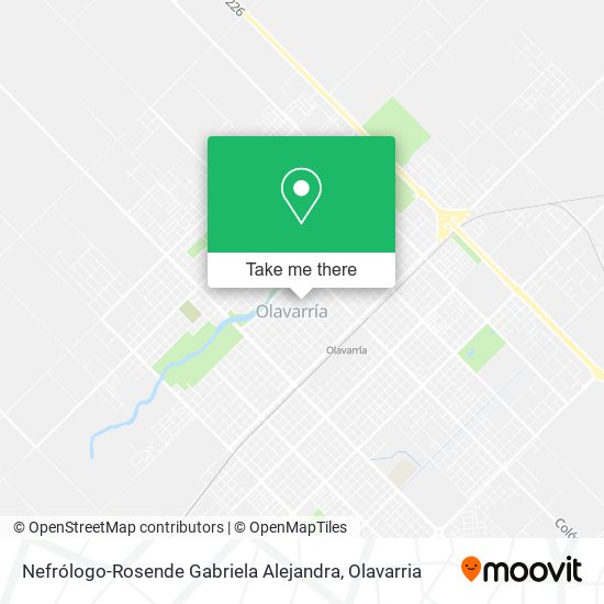 Nefrólogo-Rosende Gabriela Alejandra map