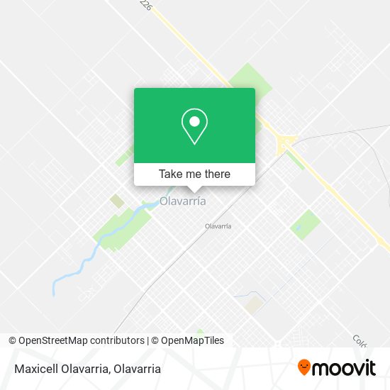 Maxicell Olavarria map
