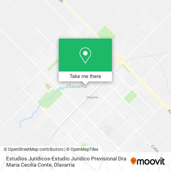 Mapa de Estudios Juridicos-Estudio Juridico Previsional Dra Maria Cecilia Conte