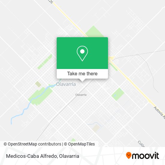 Medicos-Caba Alfredo map