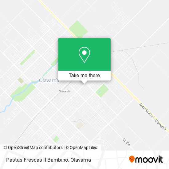 Pastas Frescas Il Bambino map